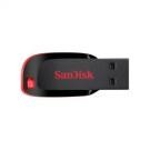 SanDisk Cruzer Blade unità flash USB 128 GB USB tipo A 2.0 Nero, Rosso cod. SDCZ50-128G-B35