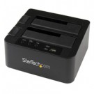 StarTech.com Docking Station per Hard Disk a 2 Slot - Duplicatore Standalone USB 3.0 (5 Gbps)/eSATA per SSD/HDD SATA III 2.5/3.5", Clonatore di Hard Drive con Carica dall'Alto cod. SDOCK2U33RE