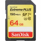 SanDisk Extreme PLUS 64 GB SDXC UHS-I Classe 3 cod. SDSDXW6-064G-GNCIN
