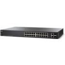 Cisco Small Business SF220-24P Gestito L2 Fast Ethernet (10/100) Supporto Power over Ethernet (PoE) Nero cod. SF220-24P-K9-EU