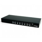 StarTech.com Switch KVM DVI USB a 8 porte montabile a rack 1U cod. SV831DVIU