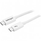 StarTech.com Cavo Thunderbolt 3 da 1m, 20Gbps, 100W PD, 4K, Certificato Thunderbolt, Compatibile con Thunderbolt 4/USB 3.2/DP Alt Mode/USB4 cod. TBLT3MM1MW