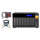 QNAP TL-D800S contenitore di unità di archiviazione Box esterno HDD/SSD Nero, Grigio 2.5/3.5" cod. TL-D800S