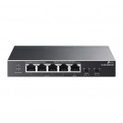 TP-Link SWITCH 5P LAN TP-LINK TL-SG1005P-PD di cui 1P PoE++ In  e 4P PoE+ Out. - Garanzia a vita