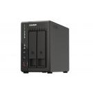 QNAP TS-253E NAS Tower Intel® Celeron® J6412 8 GB 16 TB QNAP QTS Nero cod. TS-253E-8G/16TB-EXOS