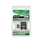 Transcend TS2GUSDC memoria flash 2 GB MicroSD NAND cod. TS2GUSDC