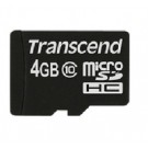 Transcend TS4GUSDC10 memoria flash 4 GB MicroSDHC NAND Classe 10 cod. TS4GUSDC10