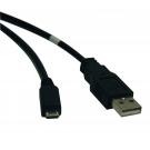 Tripp Lite U050-010 cavo USB 3,05 m USB 2.0 USB A Micro-USB B Nero cod. U050-010