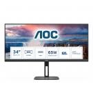 AOC V5 U34V5C/BK Monitor PC 86,4 cm (34") 3440 x 1440 Pixel UltraWide Quad HD LCD Nero cod. U34V5C/BK