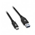 V7 Cavo USB 2.0A (m) a USB-C (m) 1M - Nero cod. V7U2C-1M-BLK