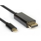 Hamlet XVAUC-DP4K20 cavo e adattatore video 2 m USB tipo-C DisplayPort Nero cod. XVAUC-DP4K20