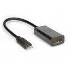 Hamlet XVAUC-DP4K cavo e adattatore video USB tipo-C DisplayPort Nero cod. XVAUC-DP4K