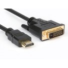 Hamlet XVCHDM-DV18 cavo e adattatore video 1,8 m HDMI tipo A (Standard) DVI-D Nero cod. XVCHDM-DV18