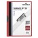 Durable Duraclip 30 cartellina con fermafoglio Rosso, Trasparente PVC cod. 220003