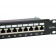 Equip PATCH PANEL Nero SCHERMATO 1U  EQUIP 326625 24 Porte Cat.6A -19-EAN:4015867207642
