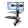 Ergotron WorkFit-S, Dual with Worksurface+ Supporto multimediale Nero cod. 33-349-200
