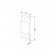 Multibrackets Multibrackets 6980 Accessorio per il montaggio del monitor (Multibrackets M Pro Series - Wallmount Plate Slim Small)