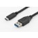 Digitus DK-300136-010S cavo USB 1 m USB C USB A Nero cod. AK300136010S