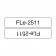 Brother FLe-2511 nastro per etichettatrice Nero su bianco cod. FLE2511