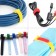 Techly Techly Fascette Fermacavo Multicolor in Velcro Set da 10pz - ISWT-VEL10-COLT