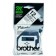 Brother Labelling Tape - 12mm, Black/White, Blister nastro per etichettatrice M cod. M-K231B