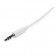 StarTech.com Cavo audio stereo slim da 3,5 mm bianco 1 m - M/M cod. MU1MMMSWH