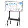 Peerless Peerless SR860-EUK Supporto per display espositivi 190,5 cm [75] Nero (SR860-EUK - Flat Panel Cart for 43 to 75+ Displays)