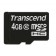 Transcend TS4GUSDC10 memoria flash 4 GB MicroSDHC Classe 10 cod. TS4GUSDC10