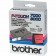 Brother Gloss Laminated Labelling Tape - 24mm, Black/Red cod. TX-451