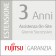 Fujitsu 3 Years Onsite Service - U3-EXTW-LVP