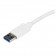 StarTech.com Adattatore USB 3.0 a Ethernet Gigabit NIC con porta USB - Bianco cod. USB31000SPTW