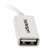 StarTech.com Cavo Adattatore micro USB a USB femmina OTG da viaggio 12cm M/F - Bianco cod. UUSBOTGW