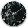 Metodo V150401 orologio da parete Quartz wall clock Cerchio Nero cod. V150401