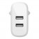Belkin CARICABATTERIE DA MURO DUAL USB-A 12W X2 BIANCO