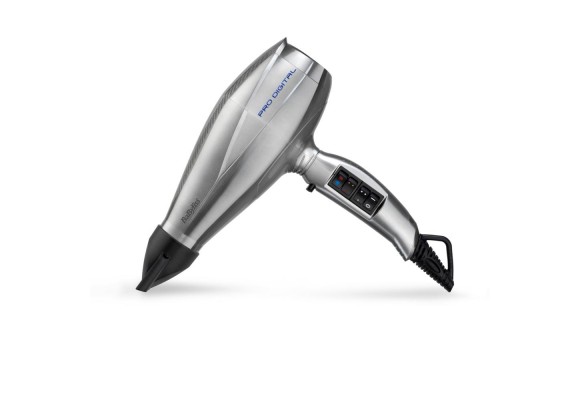 BaByliss Pro Digital asciuga capelli 2200 W Grigio Argento 6000E Computer.Milano