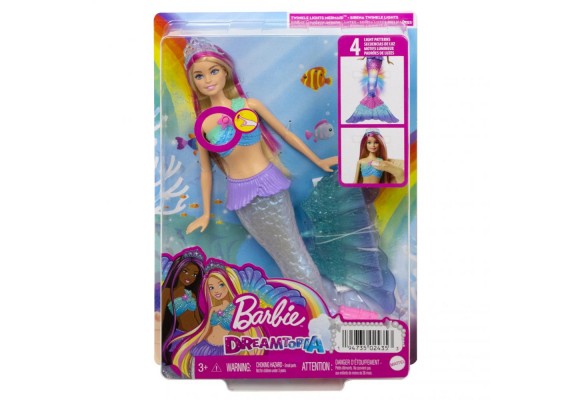 Barbie dreamtopia sirena luci scintillanti